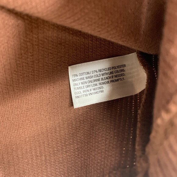 Goodfellow & Co Shirt Jacket Brown Ribbed Knit Button Down NWT - Picture 6 of 10